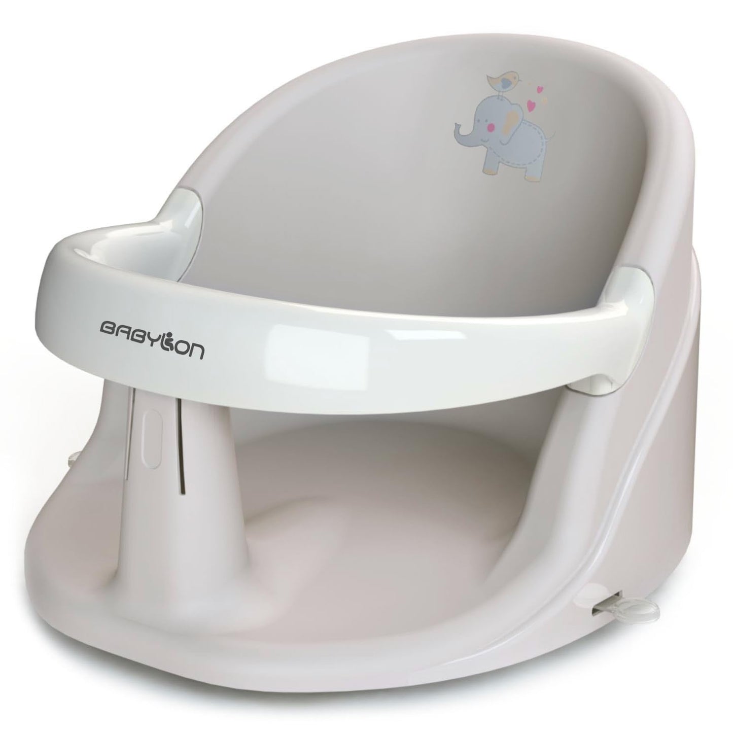 Baby-Badewannensitz mit Saugnäpfen Nemo, Grau-weiss