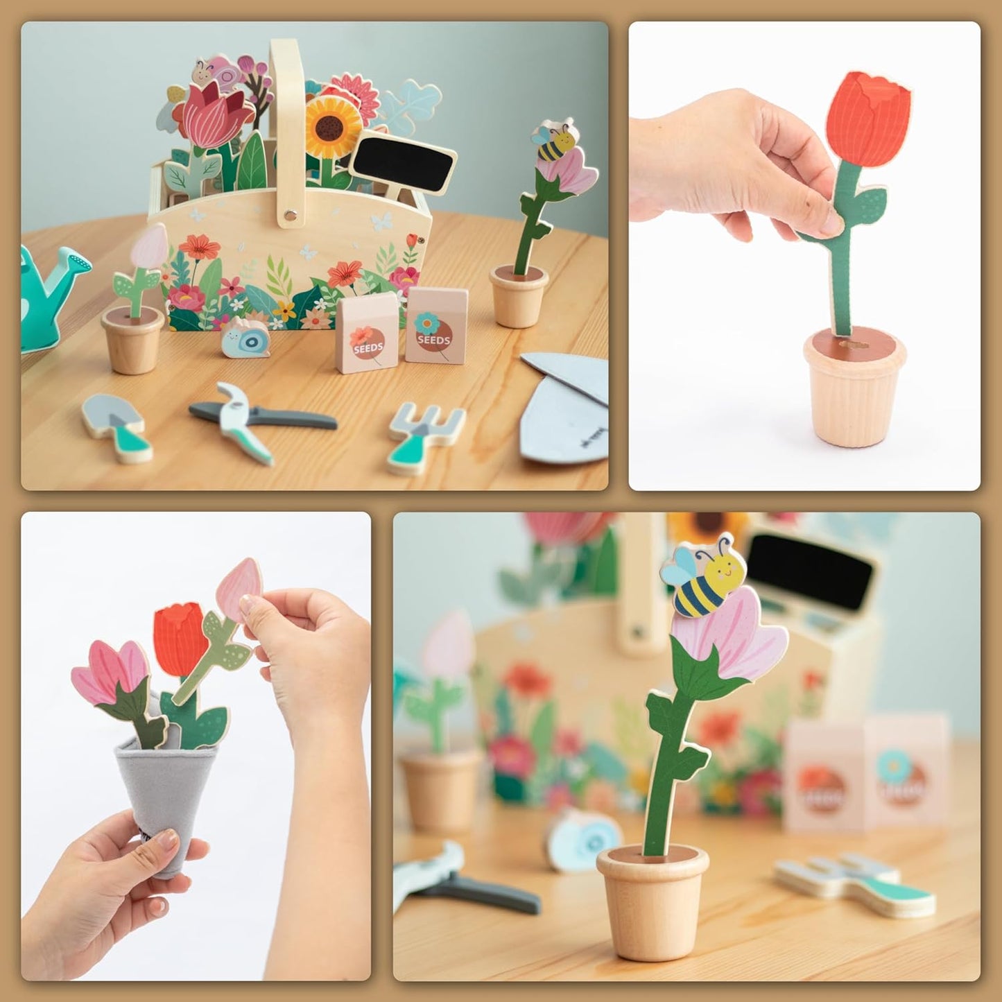 30-teiliges Gartenspielzeug Set für Kinder