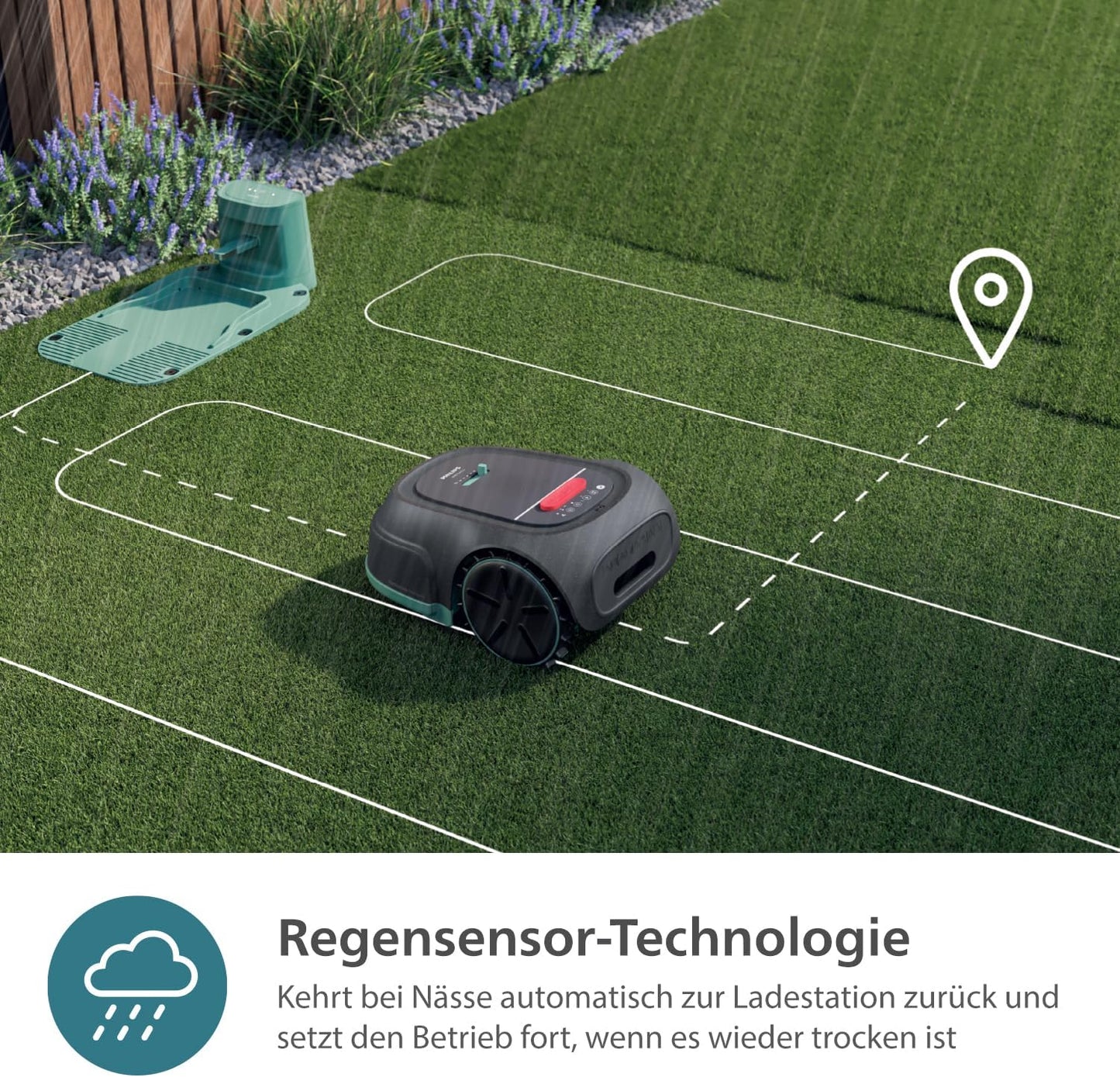 Rasenmähroboter RSL3000/10, Limestone Gray