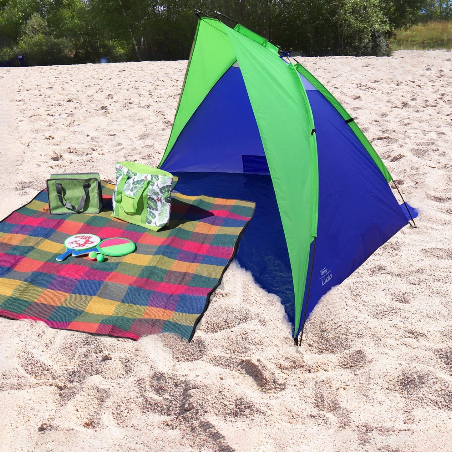 Strandmuschel Lido mit UV Schutz 40+, Grün