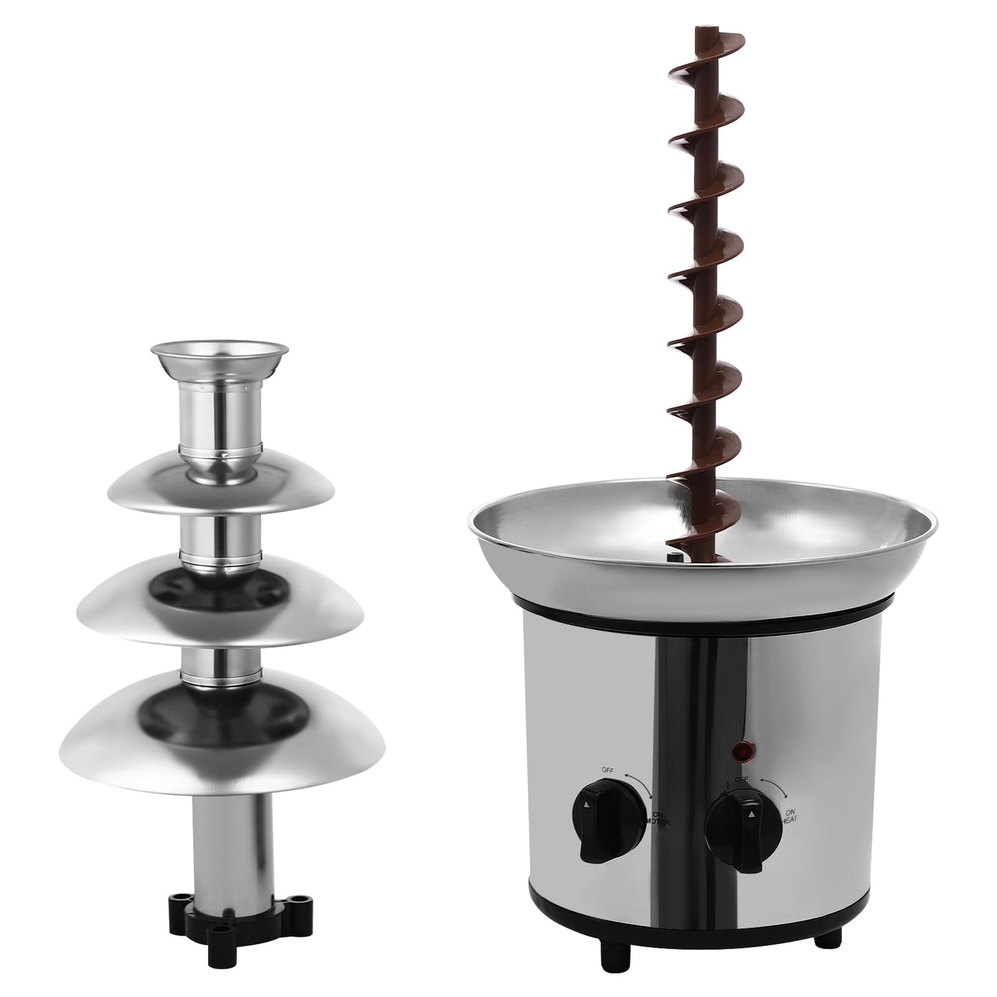 Elektrischer Schokoladenbrunnen 4-stufig 1.8L