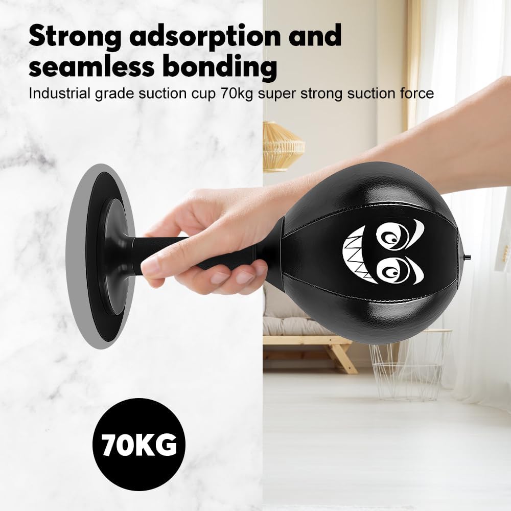 Mini-Punchingball mit Saugnapf