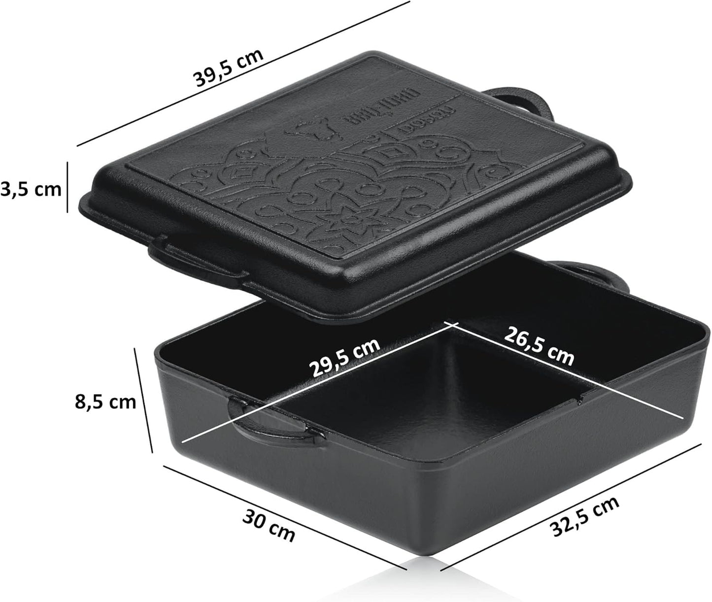Dutch Oven Pan mit PRO3+ Beschichtung
