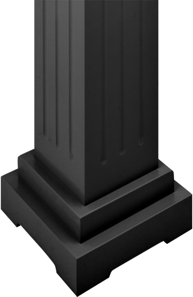 Klassische Pflanzensäule, Schwarz