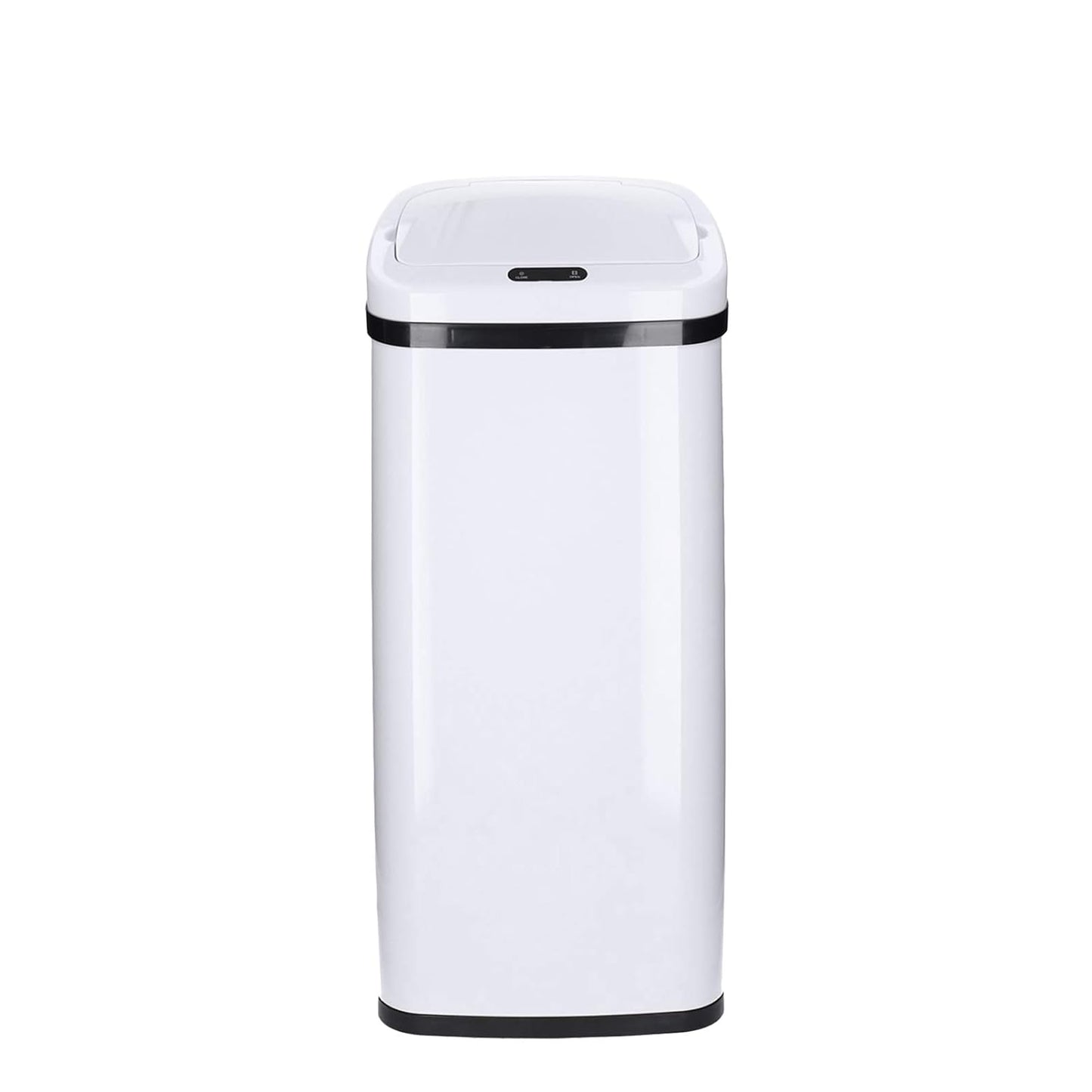 Automatischer Sensor-Mülleimer, 40 Liter|Weiss - Rechteckig