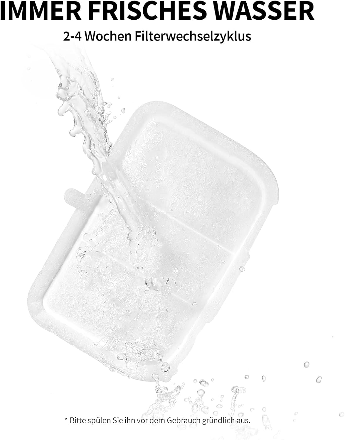 CT-W3 Filter für Trinkbrunnen, 5 Stück, CT-W3 Filter