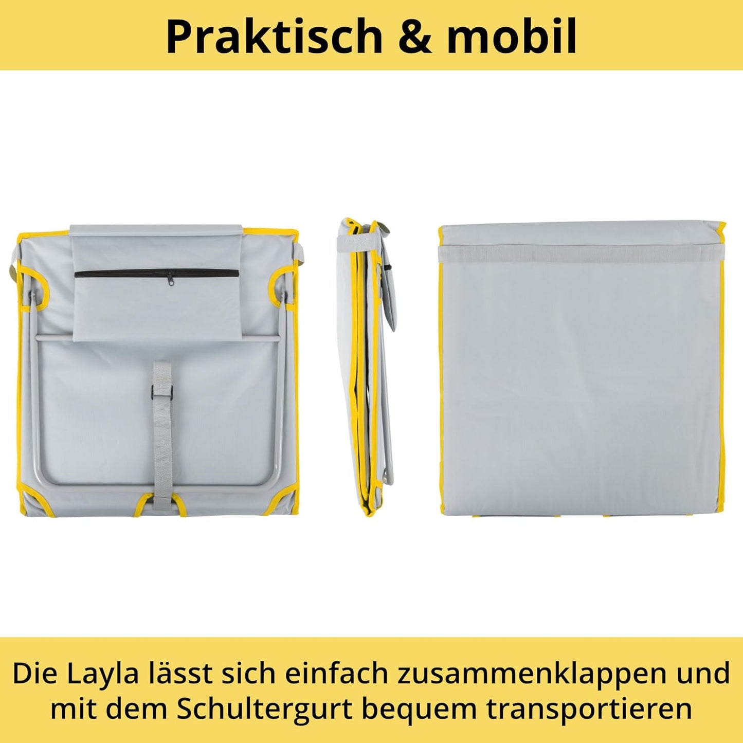 Beachmatte Layla, Gelb 1