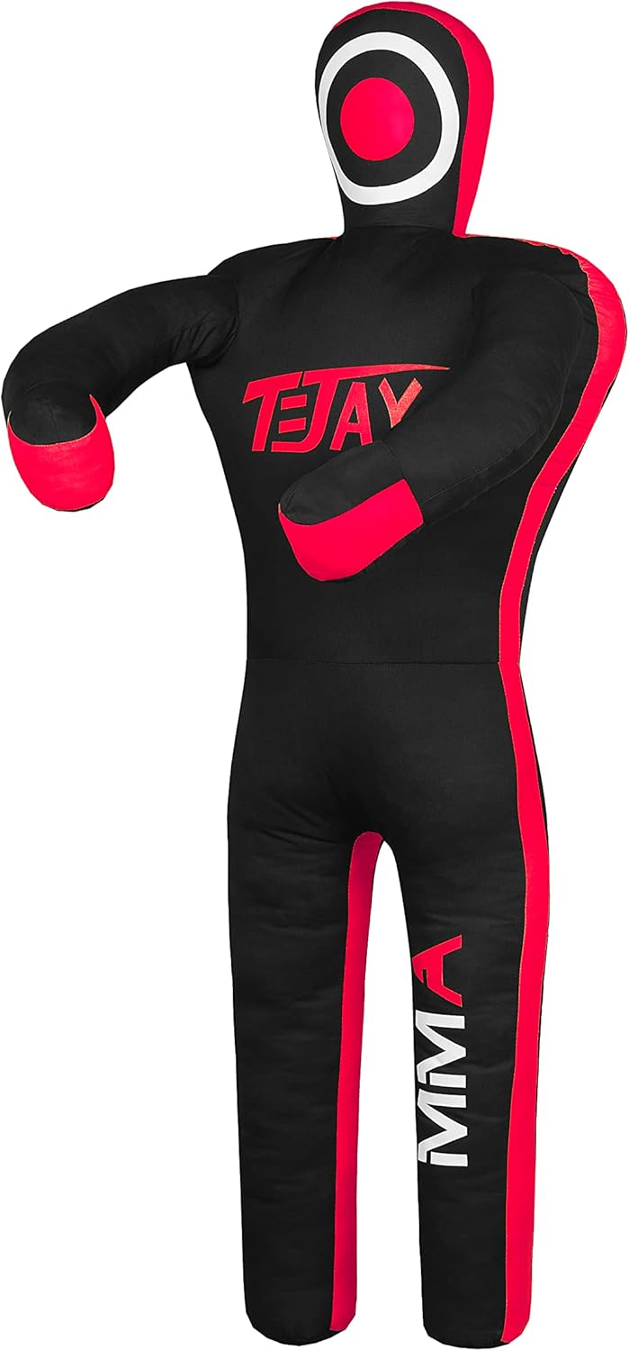 MMA Stand-Grappling-Dummy, Black Red 47" (Inches)