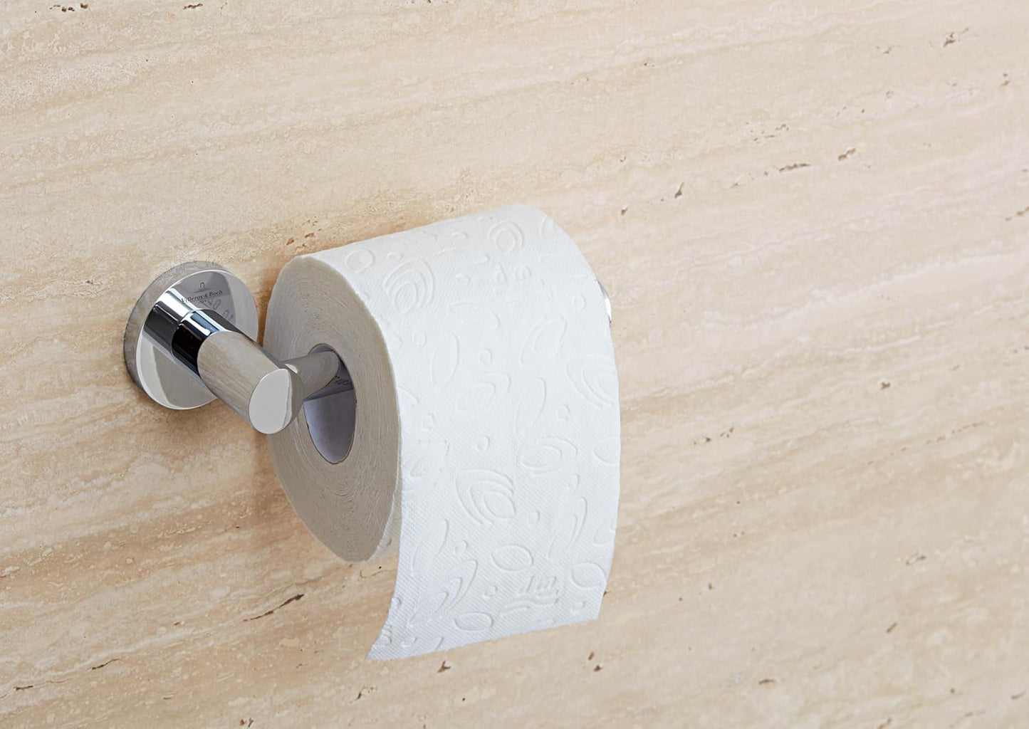Elements - Tender Toilettenpapierhalter, rund ohne Deckel Chrom