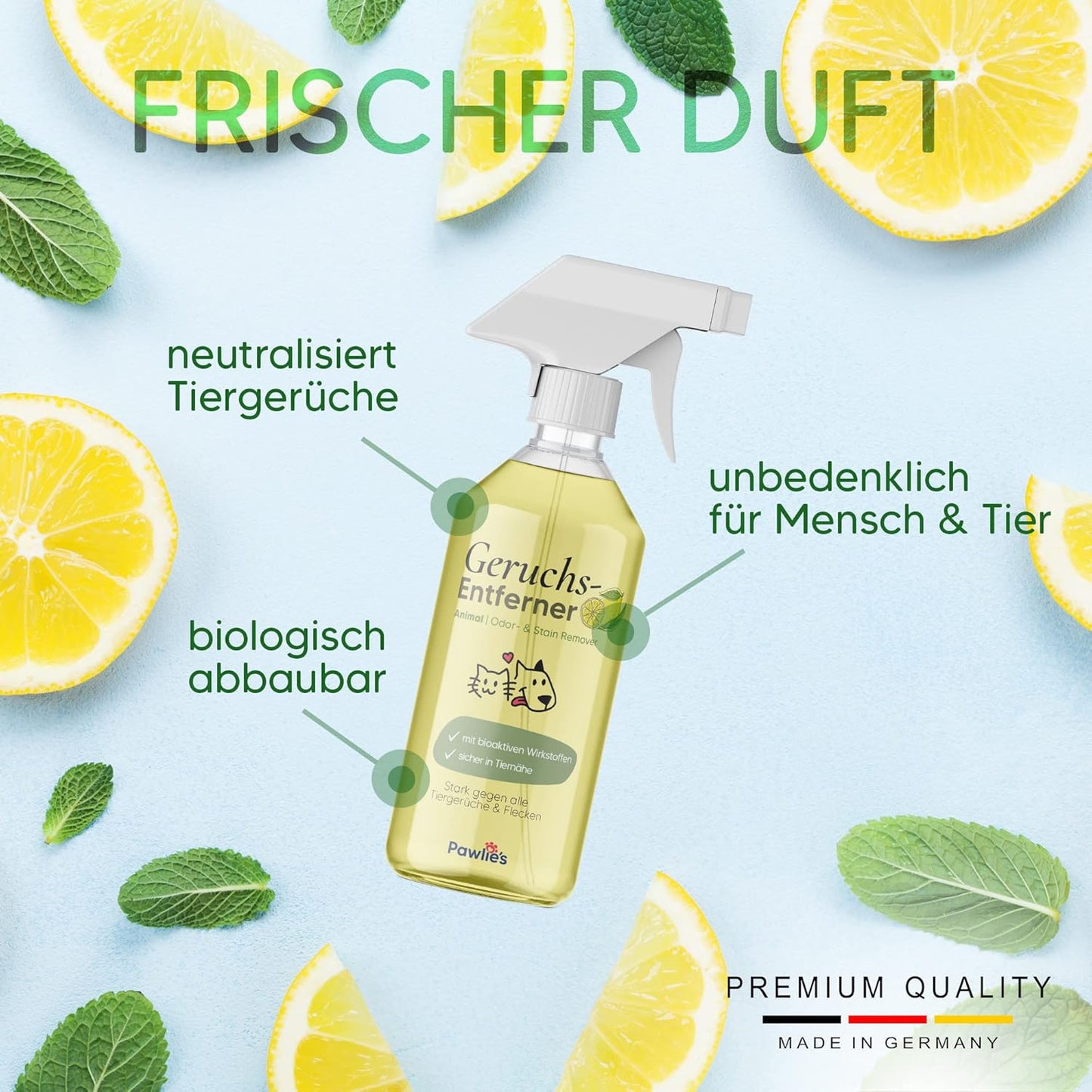 Tier-Geruchsneutralisierer & Enzymreiniger, 500 ml, 500 ml (1er Pack)