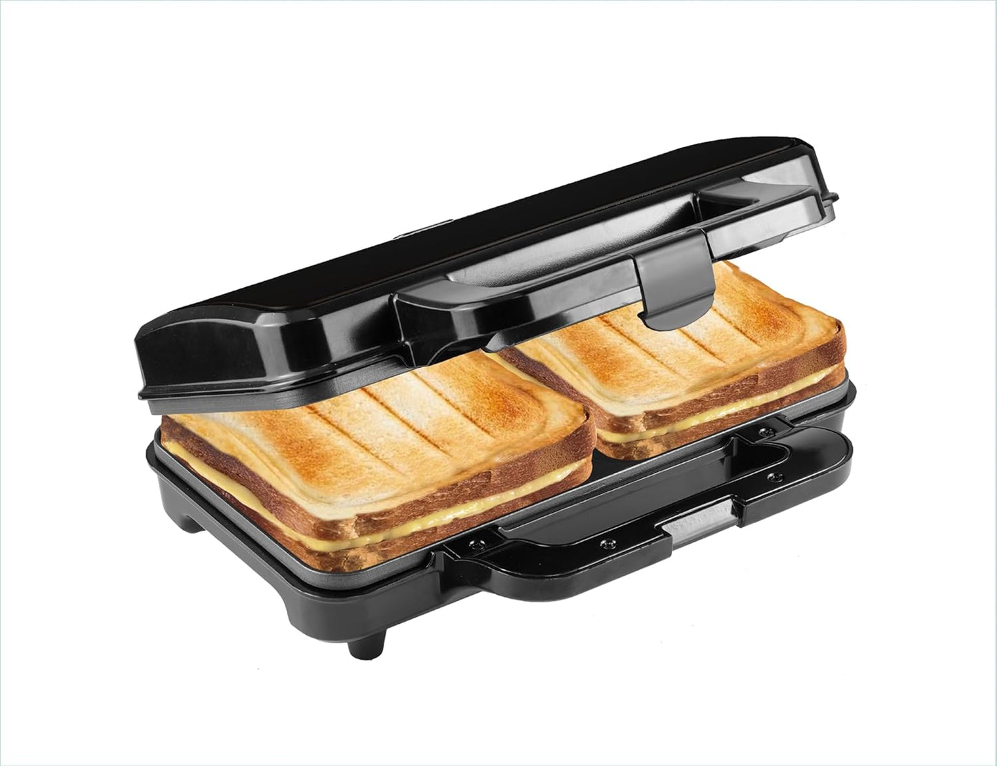Sandwichmaker für 2 American Sandwiches, Schwarz