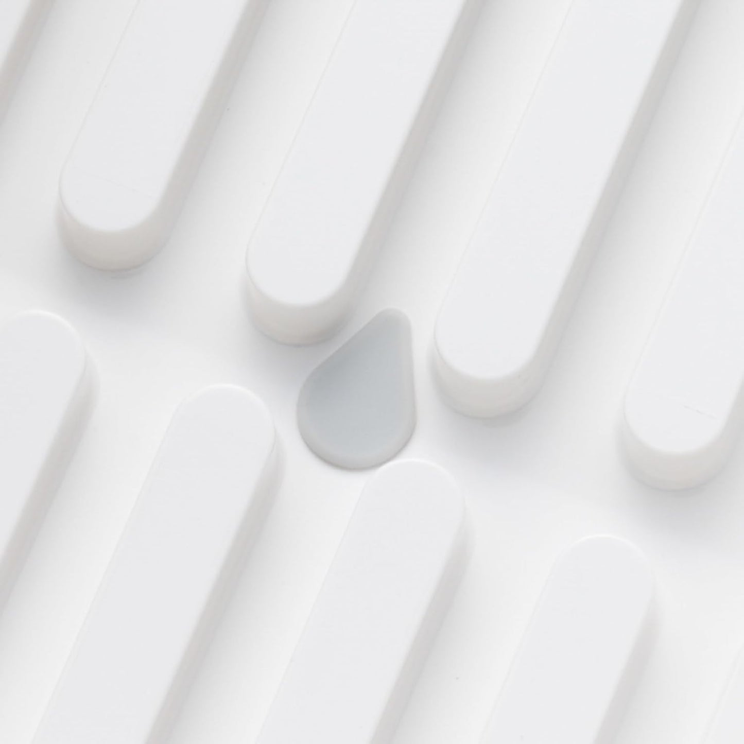 Tower Abtropfgestell, minimalistisches Design, Weiss