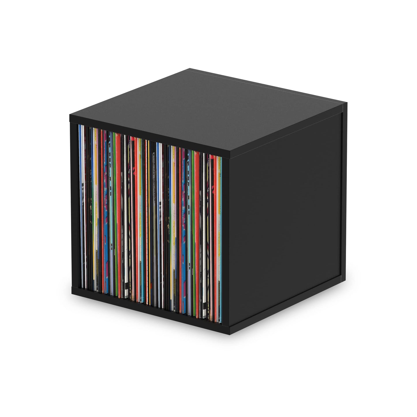 Record Box für 110 Schallplatten, ['Schwarz', 'Weiss']