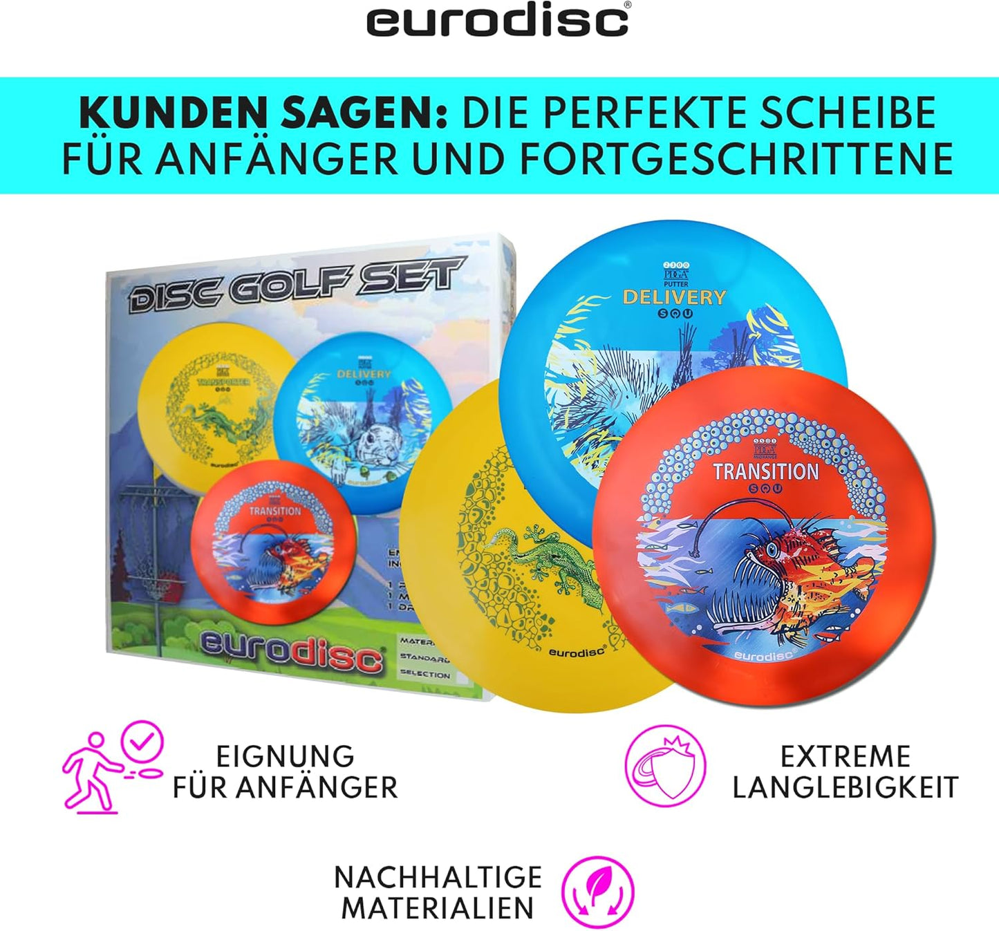 Disc-Golf Einsteiger-Set, Einsteiger Starter