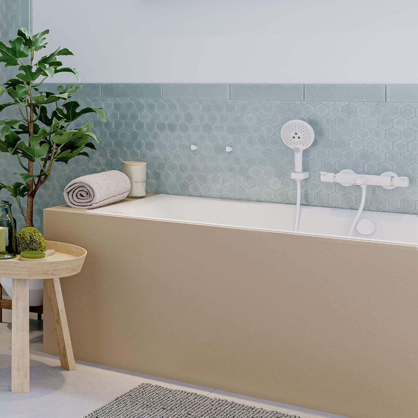 Raindance Select E 120, Mattweiss 3 Strahlarten