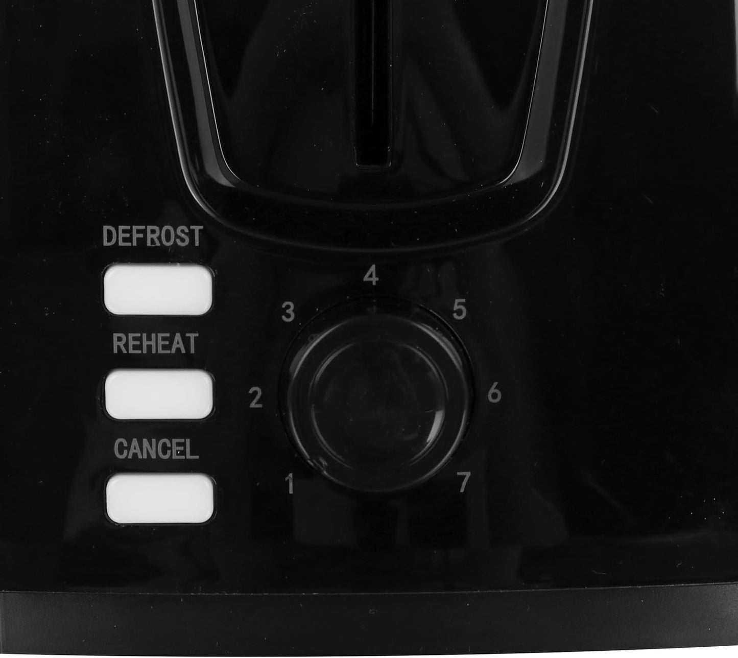 Toaster mit extra breiten Schlitzen und Brötchenaufsatz, Schwarz/Silber