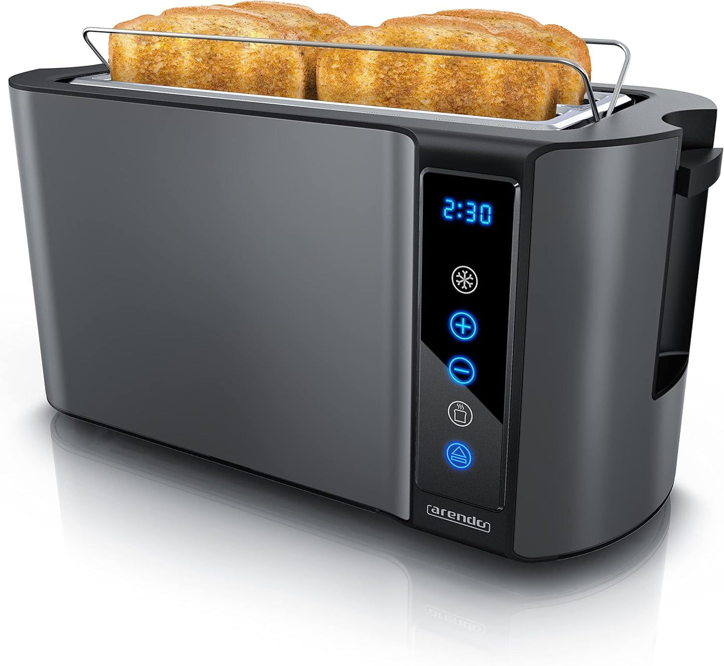 Langschlitz-Toaster mit Touchscreen, A: Cool Grey