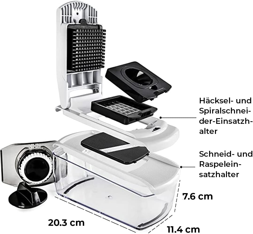 Gemüseschneider, 7-in-1 Standard Weiss