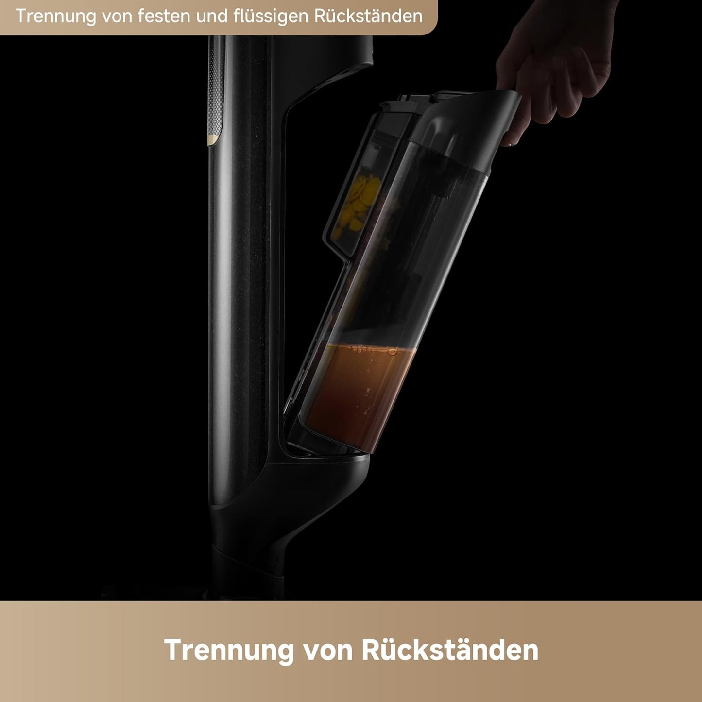 Nass-Trockensauger M50 mit Doppel-Kantenreinigung, M50 Schwarz