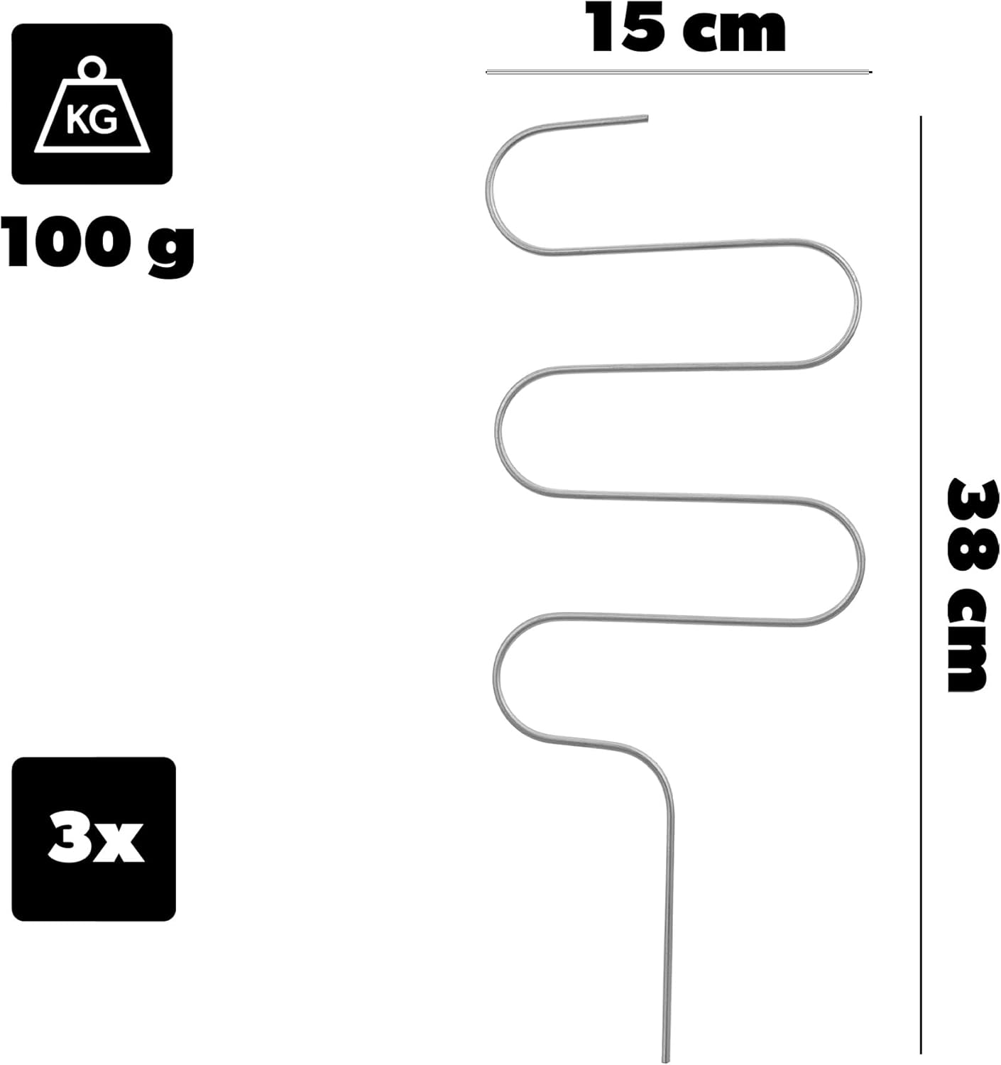 3-teiliges Rankhilfen-Set, Modell 4