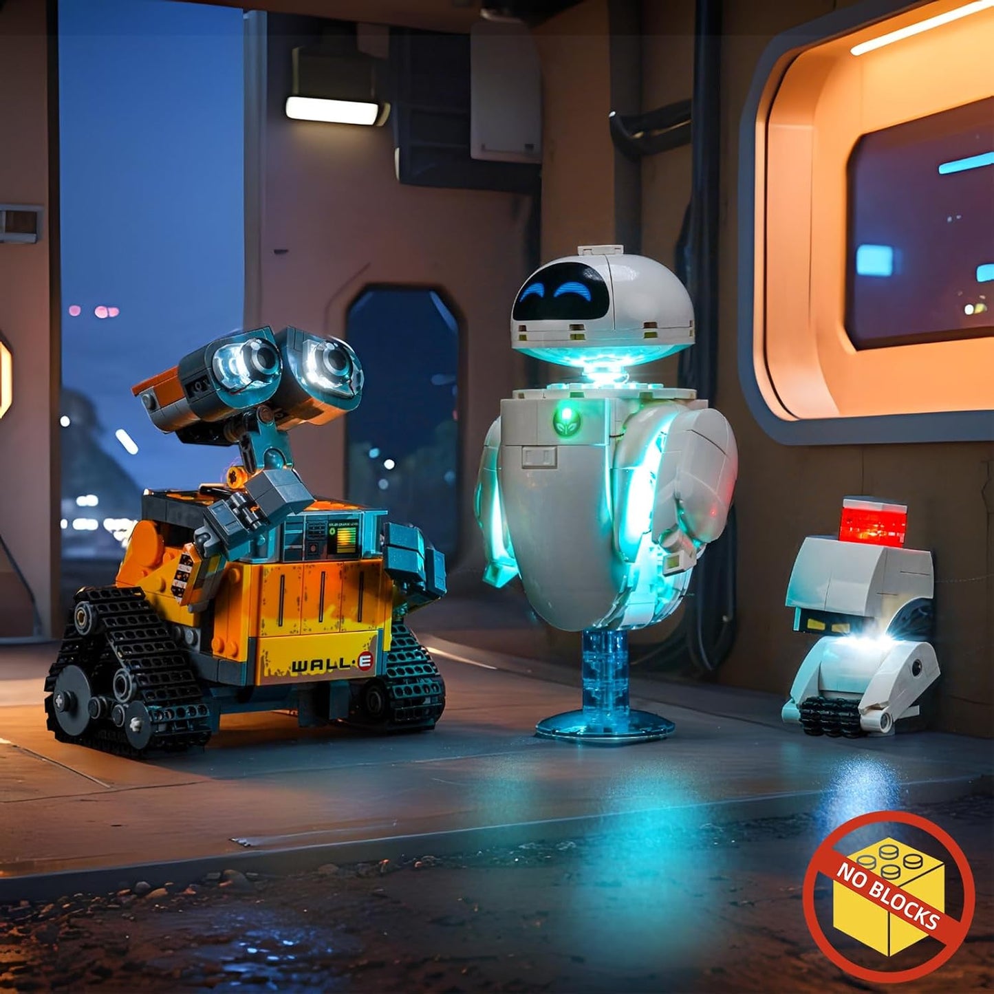 LED Licht-Set für WALL-E und EVE Modelle, 43279 WALL-E and EVE