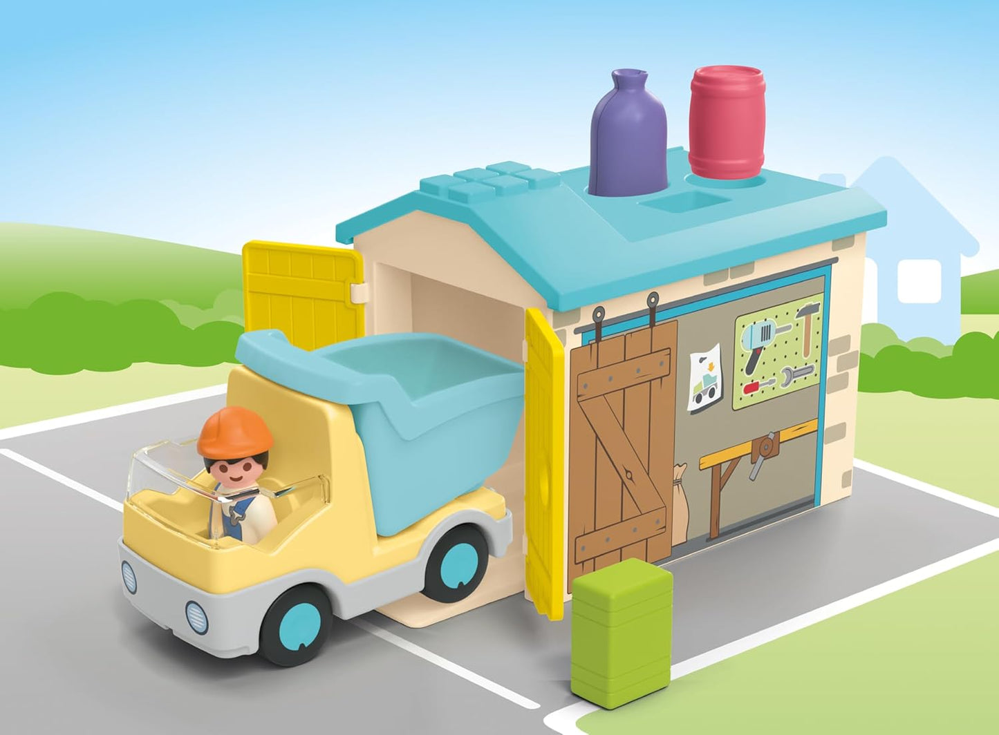 LKW mit Sortiergarage, LKW mit Sortiergarage