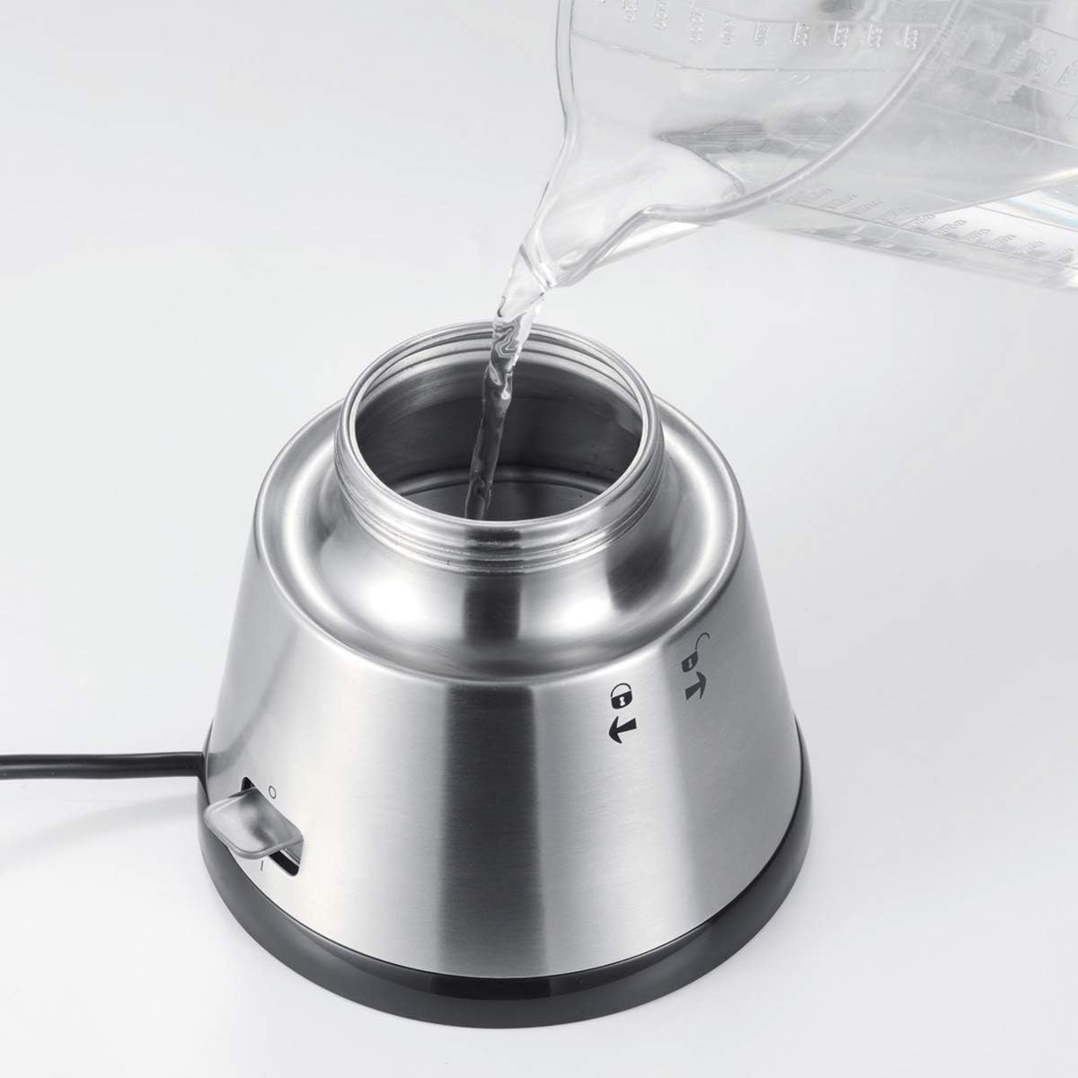 Elektrischer Espressokocher für 3-6 Tassen, 3-6 Tassen