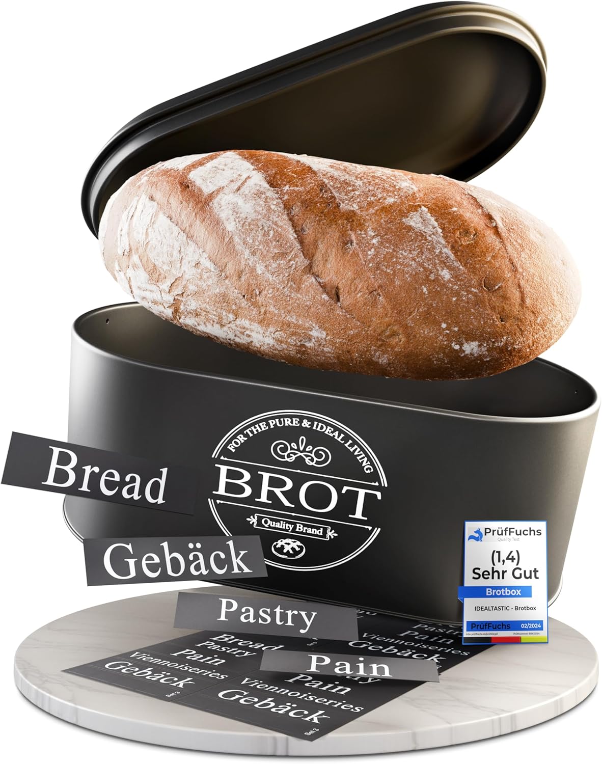 Brotkasten, Brotkasten Schwarz