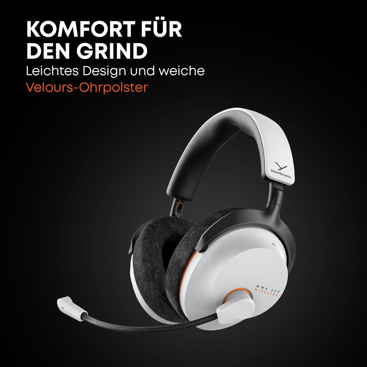 MMX 230 Wireless Gaming Headset, Arktisches Weiß