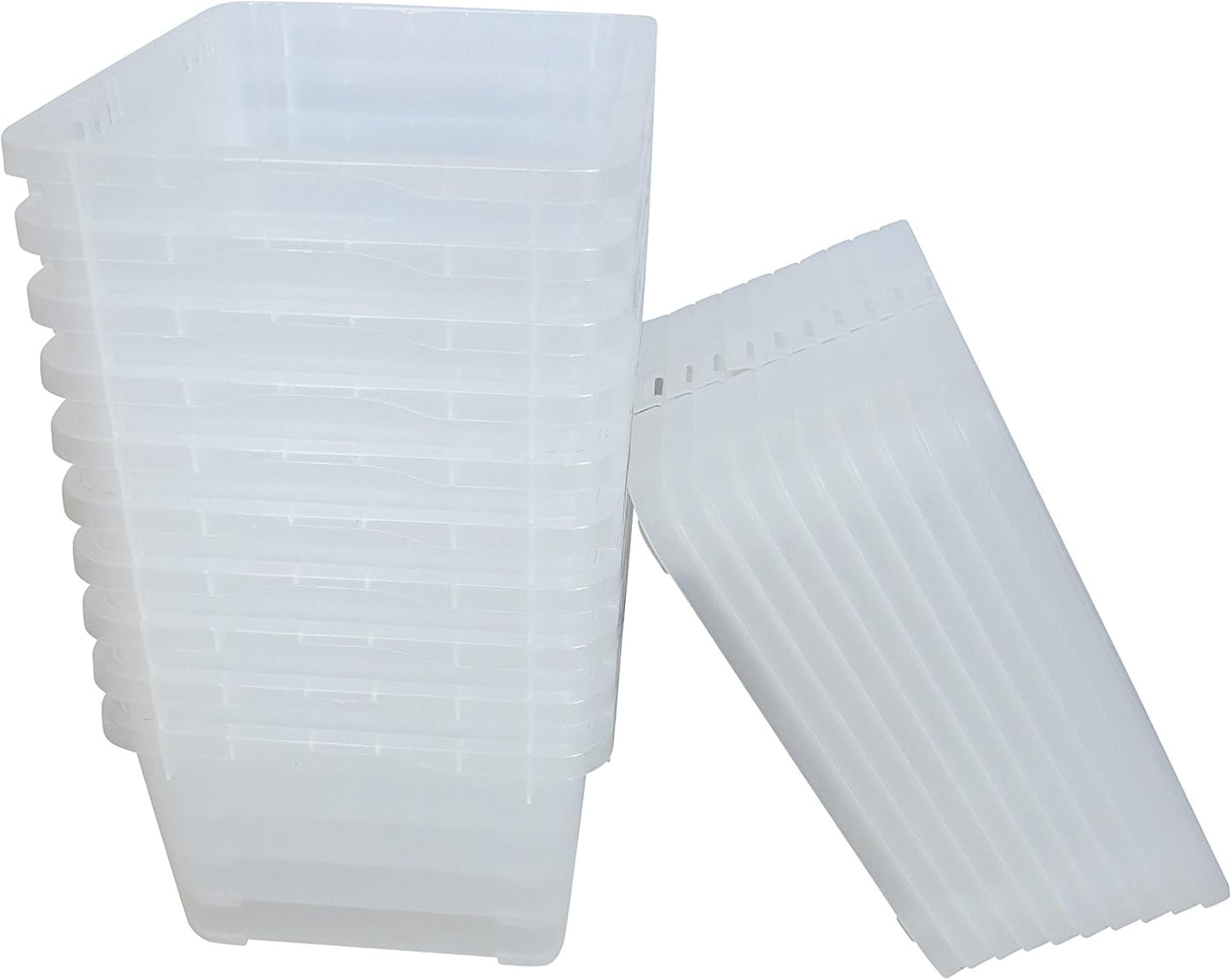 10-teiliges stapelbare Schuhboxen-Set, 5L
