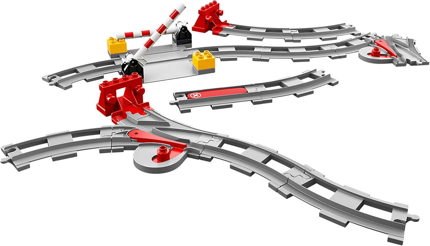 Duplo 2er Set Eisenbahn Schienen + Dampfeisenbahn