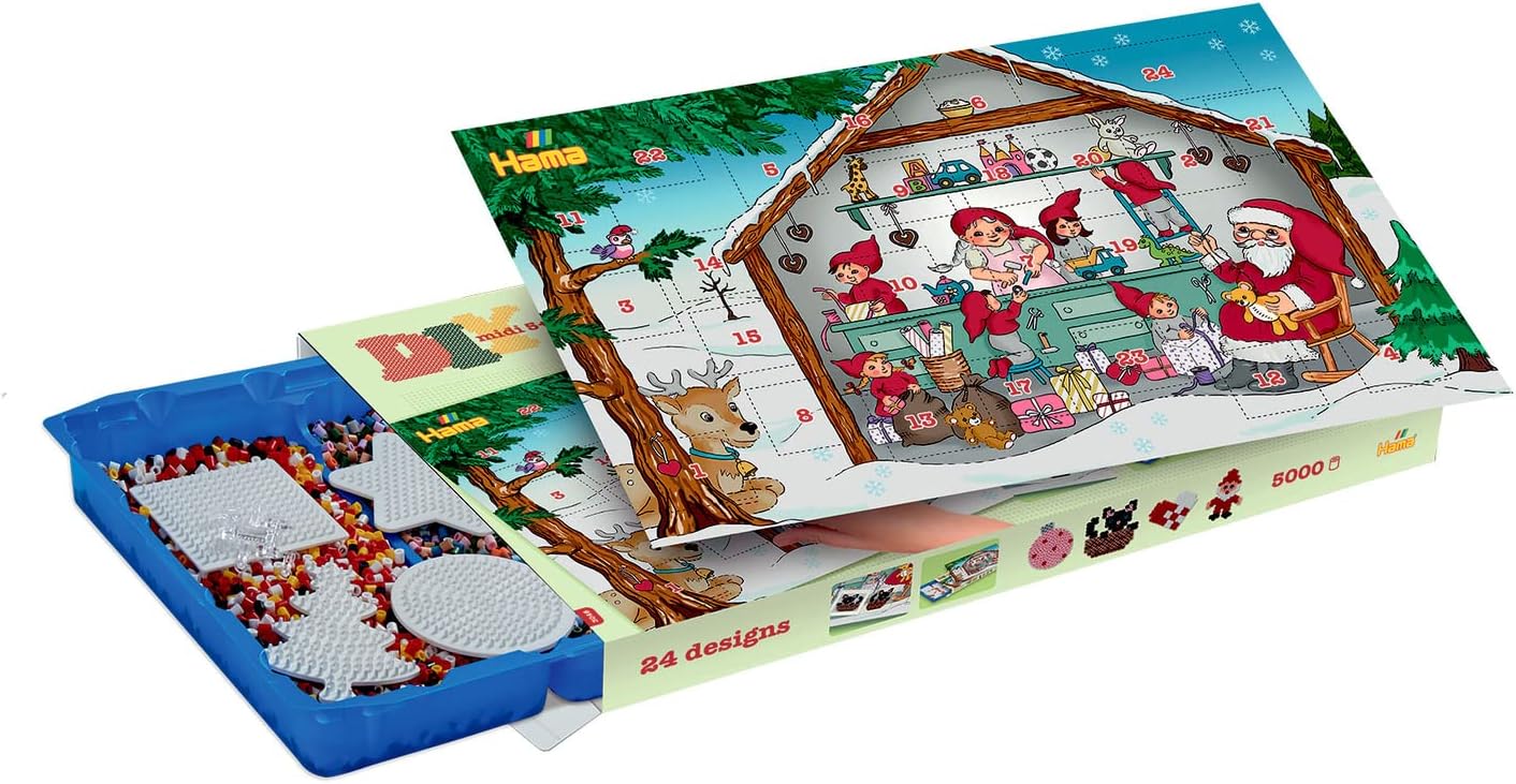 Bügelperlen Adventskalender
