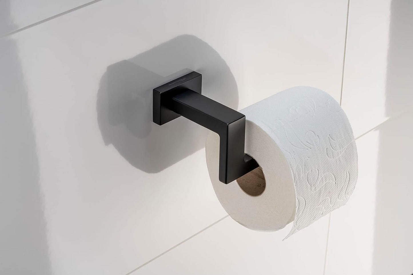 141S1-B Toilettenpapierhalter, Schwarz