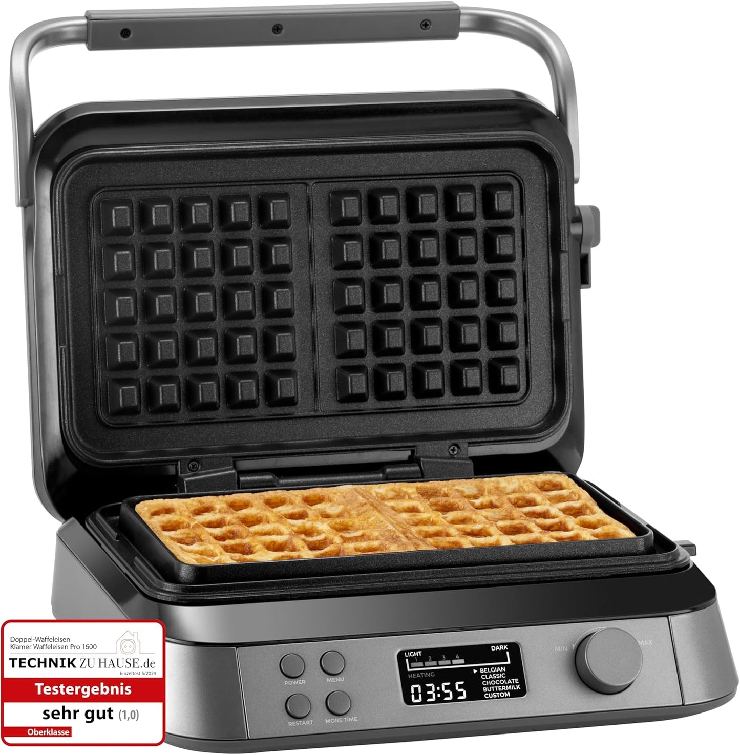 Waffeleisen für Belgische Waffeln mit 5 Programmen, Belgische Waffel