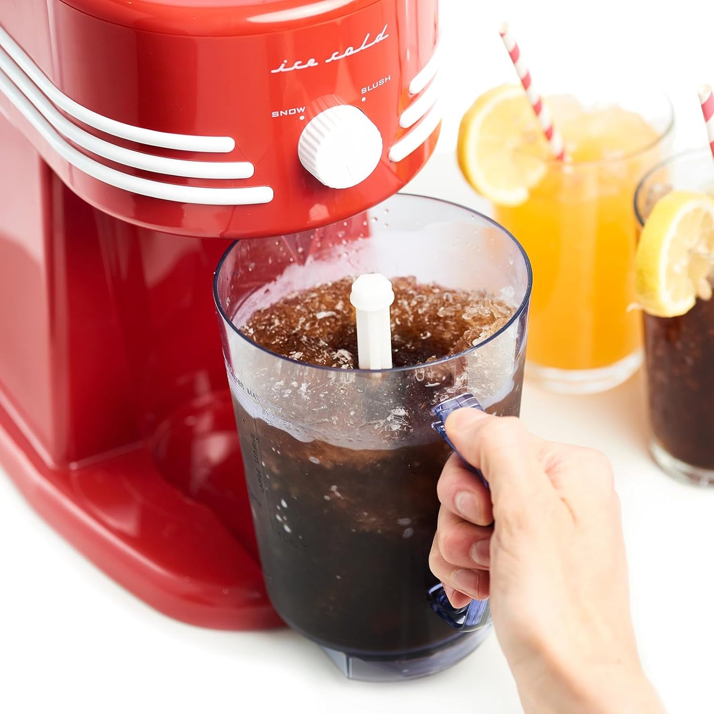 Slush-Eis-Maschine im Retro-Design