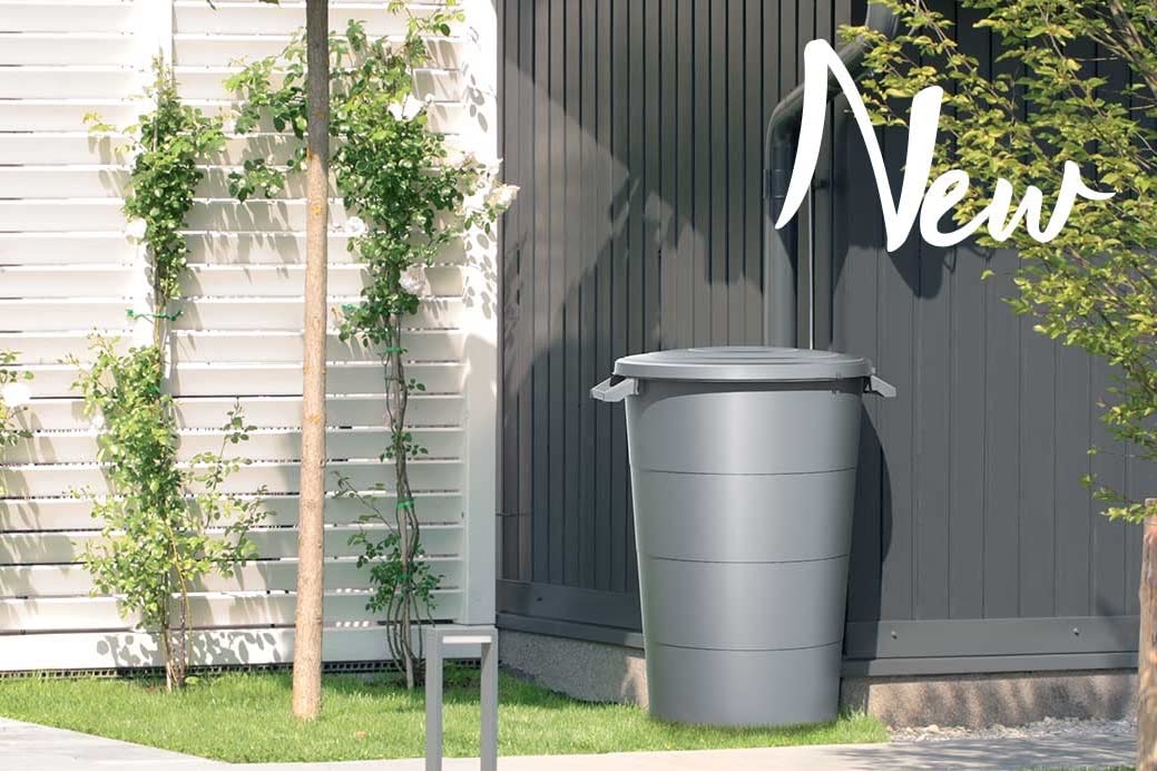 Gartenabfallbehälter Universaltonne 80L, Grau