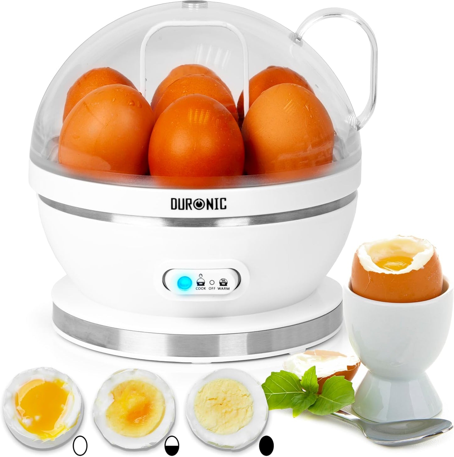 Eierkocher für 7 Eier, Weiß