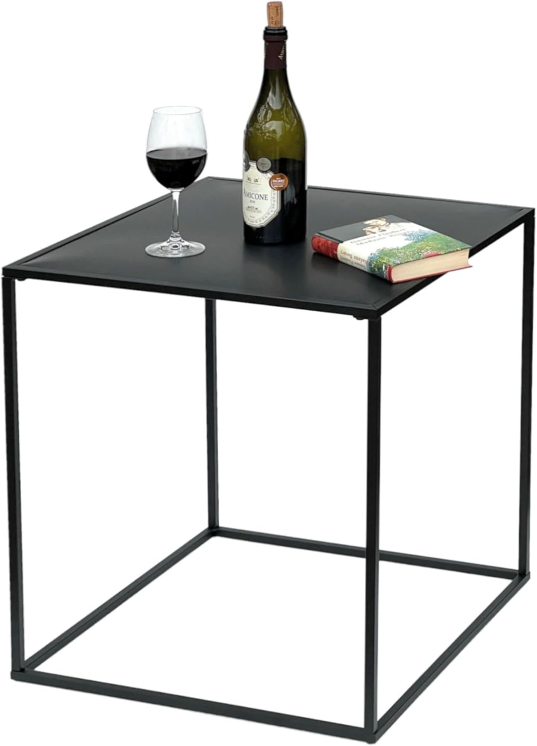 Moderner Metall-Couchtisch, 60 cm