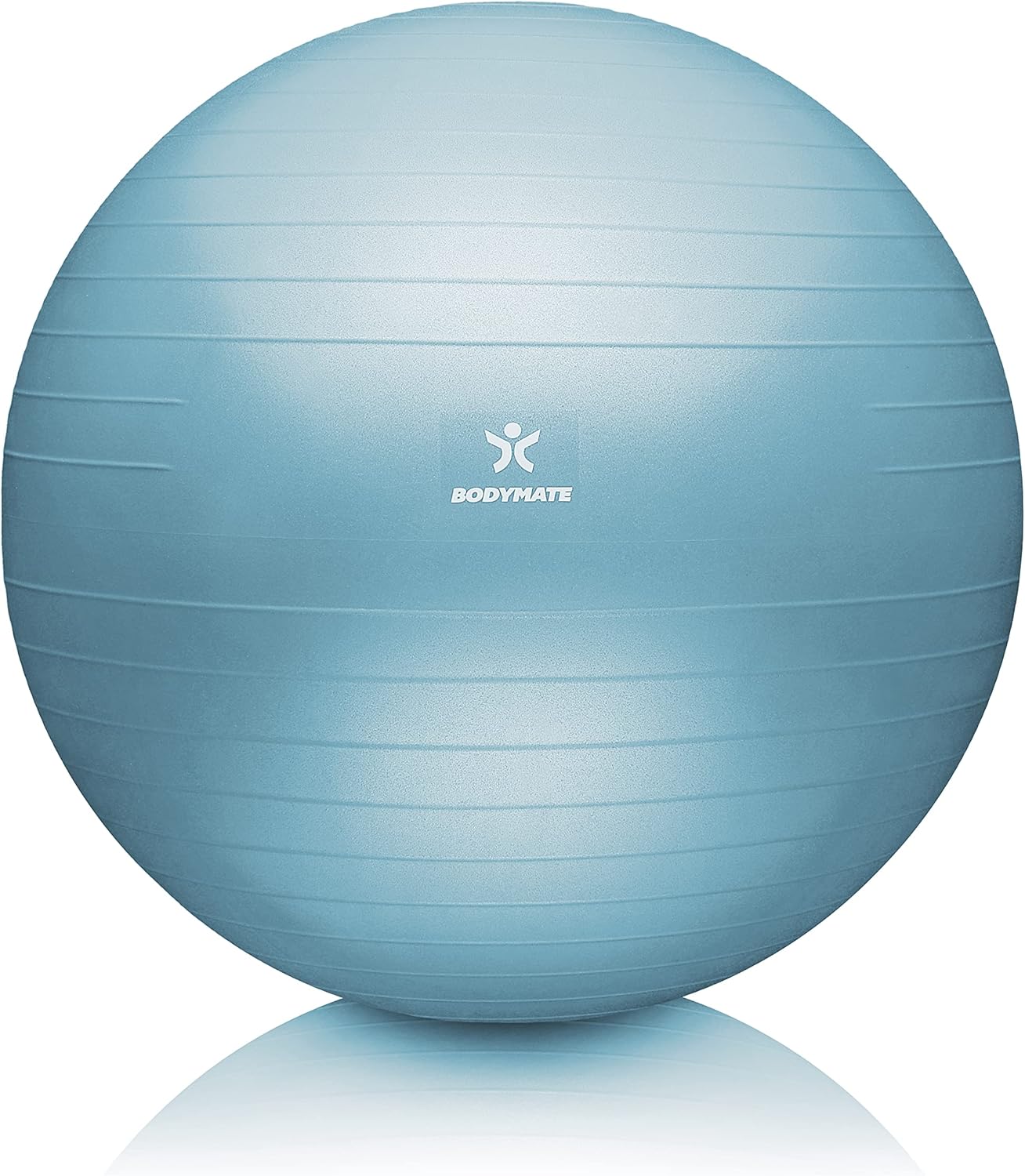 Gymnastikball mit Pumpe, Icy Blue 55 cm (für Körpergröße bis 154cm)