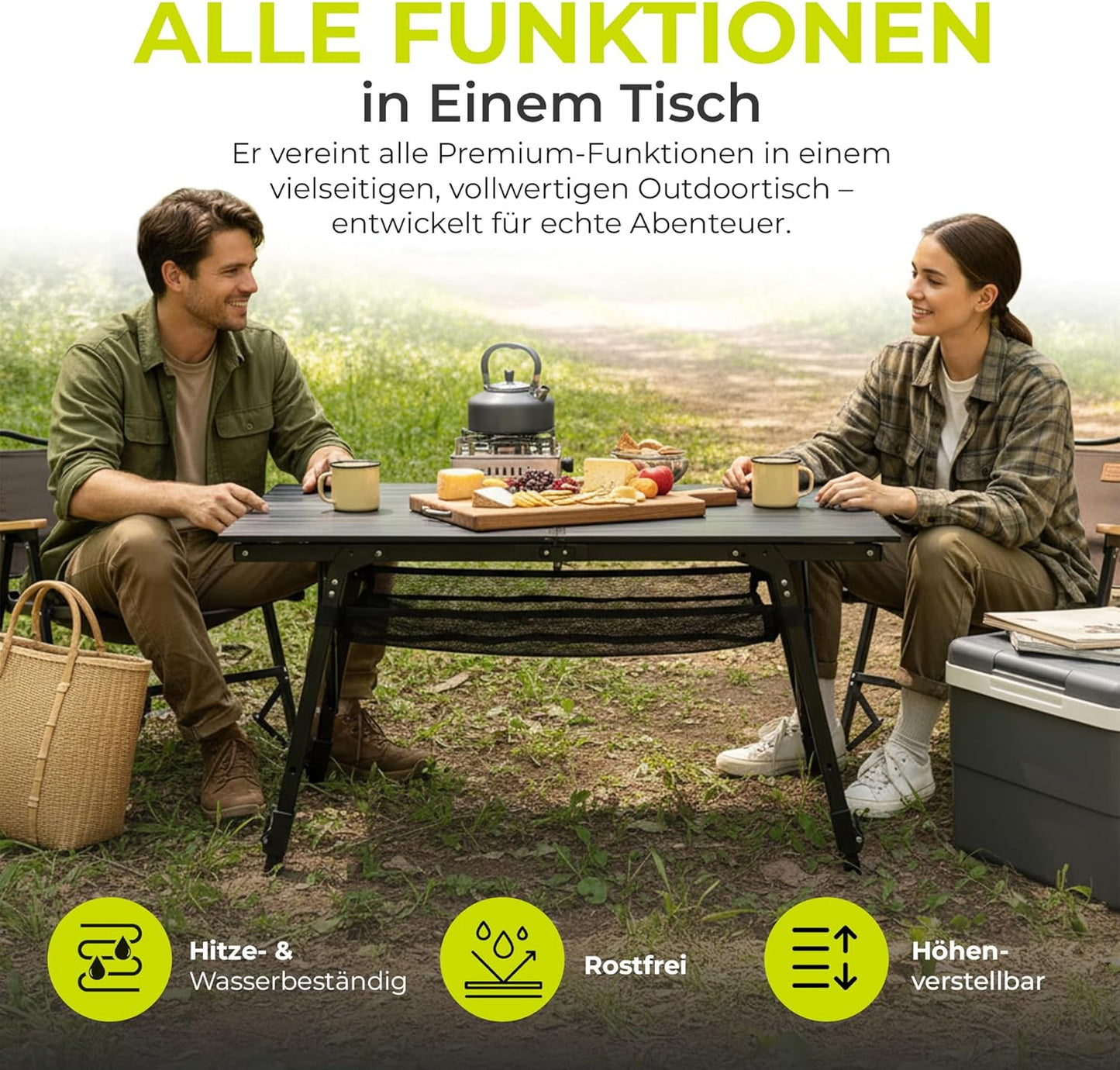 Klappbarer Campingtisch