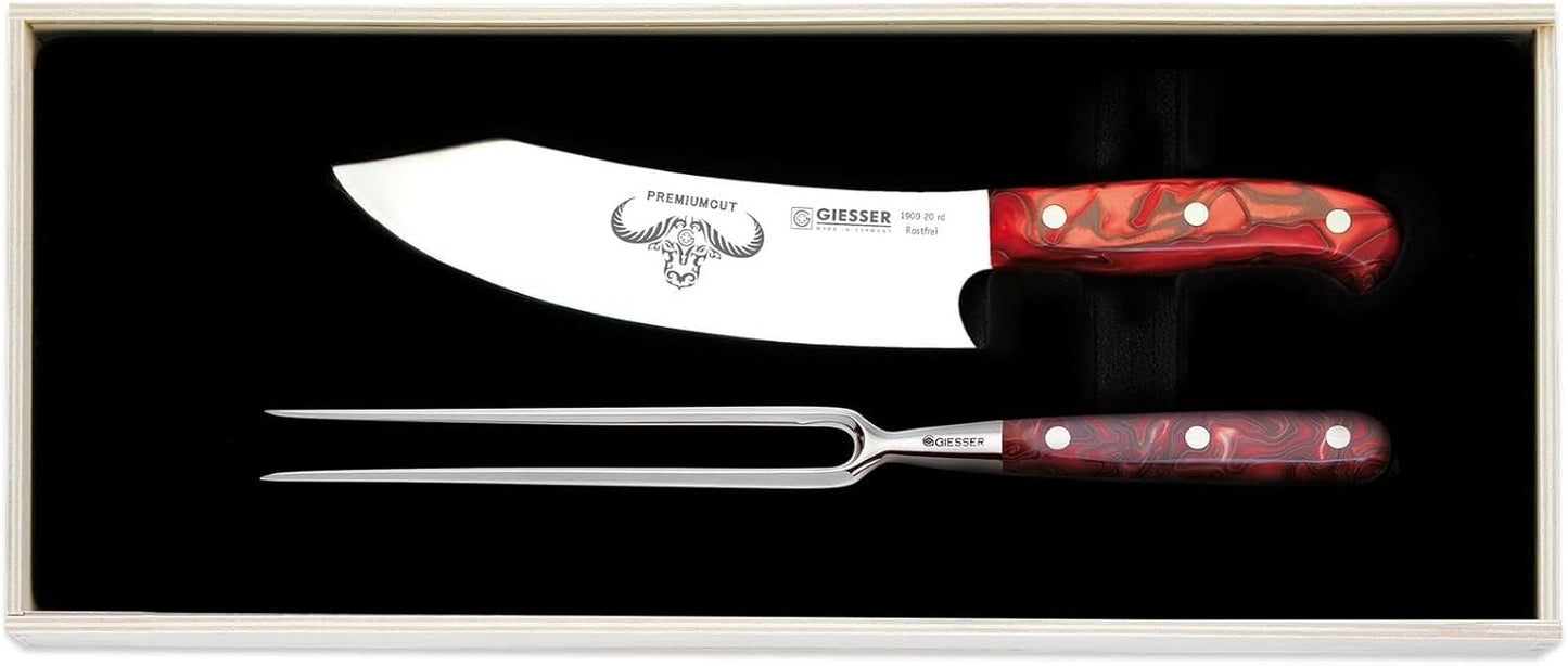 PremiumCut Tranchier-Set (2-teilig), Rot Tranchier Set