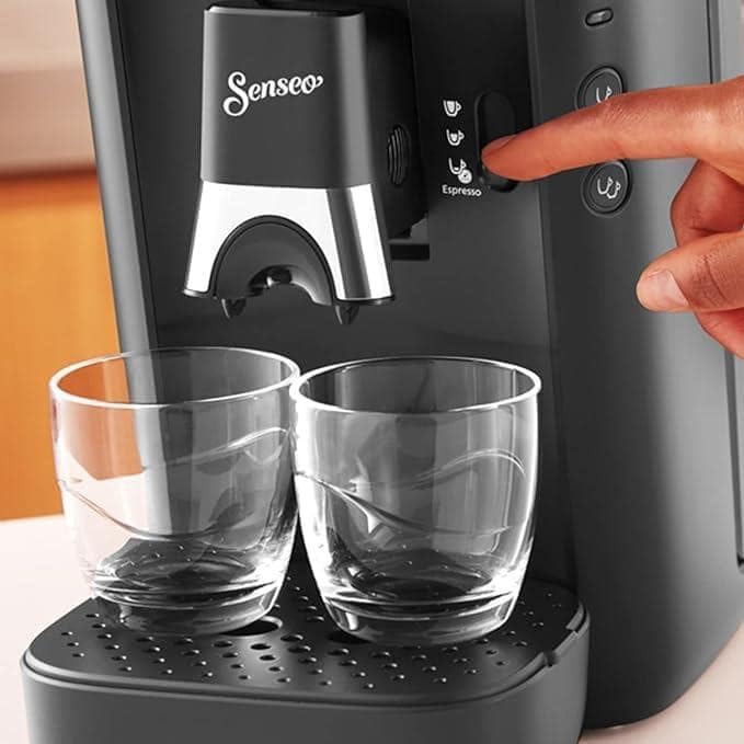 Senseo Maestro Kaffeepadmaschine mit Memo-Funktion, Schwarz