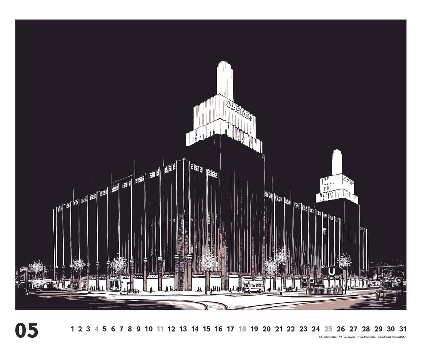Wandkalender 2025: "Berlin - Die Goldenen Zwanziger", Kalender