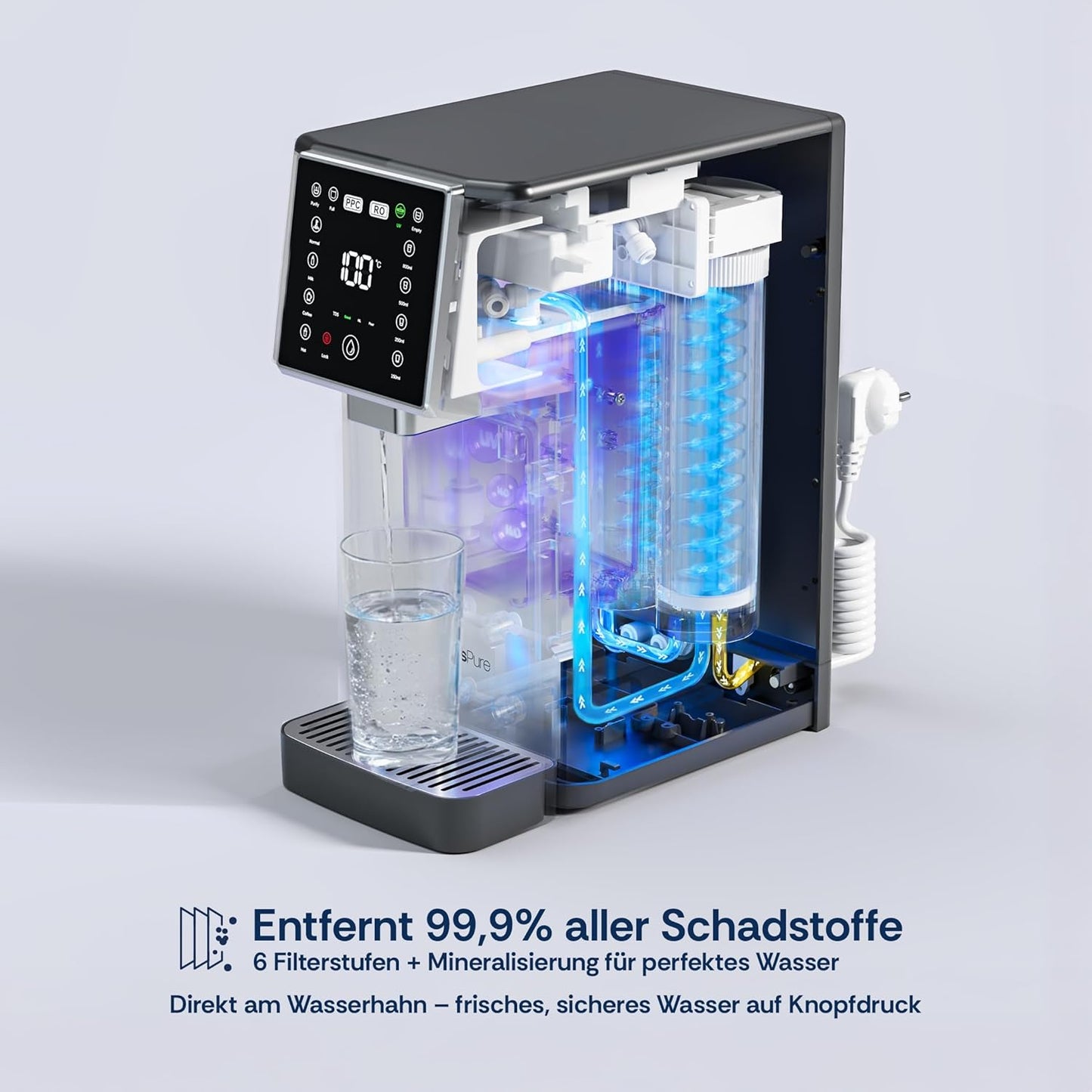 Osmoseanlage mit Heisswasserspender