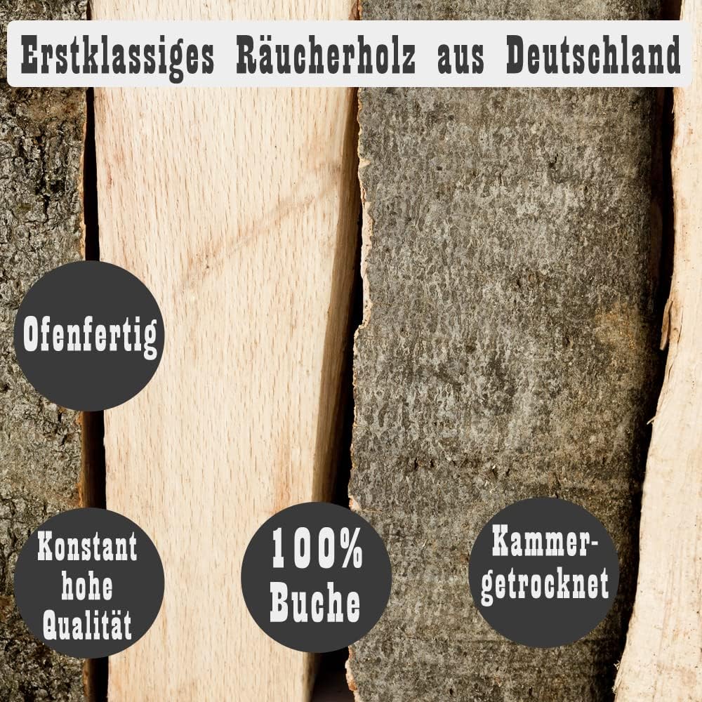 Smoker Buchenholz Räucherholz 20 kg, 25 cm Brennholz