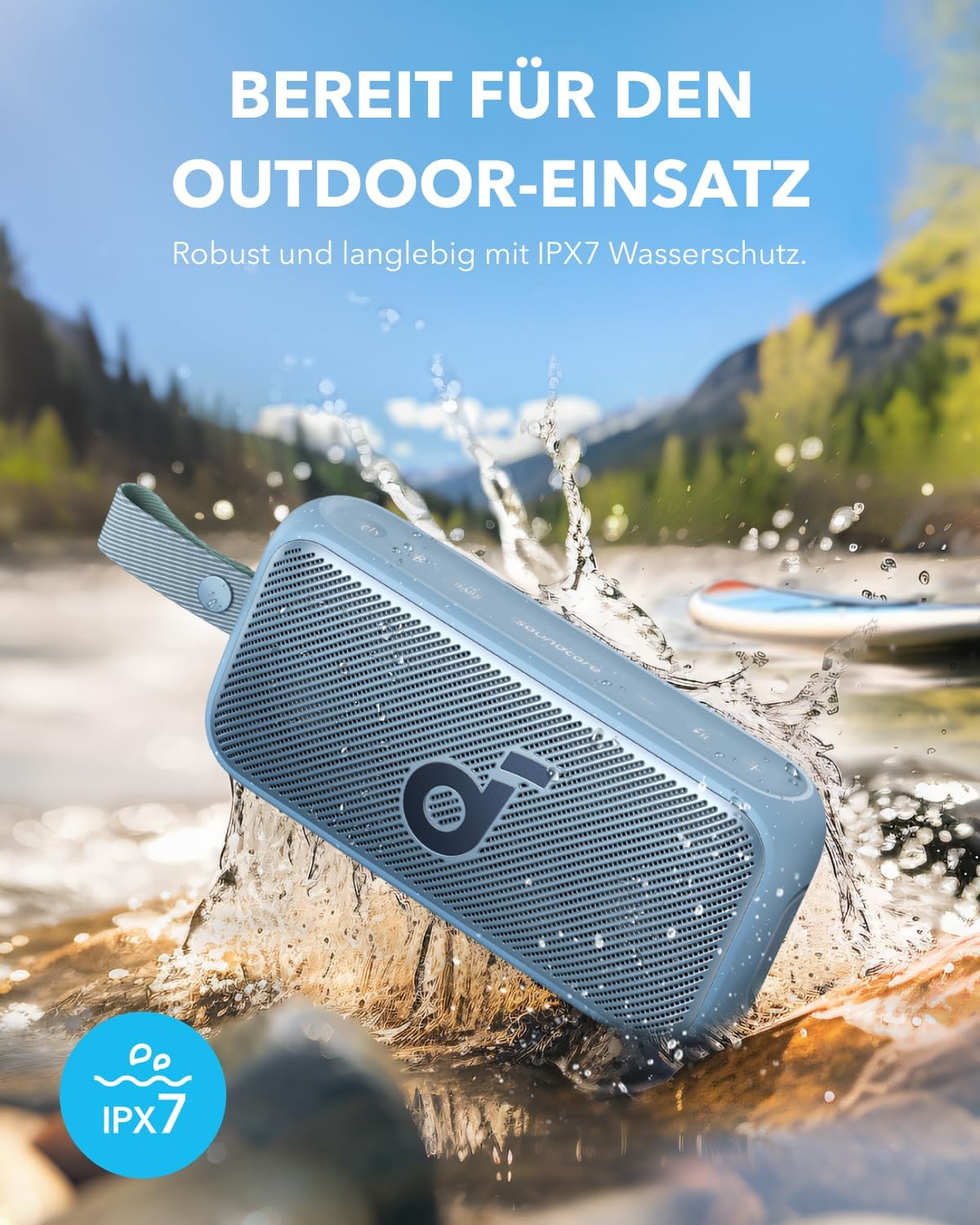Kabelloser Lautsprecher Motion 300, blau