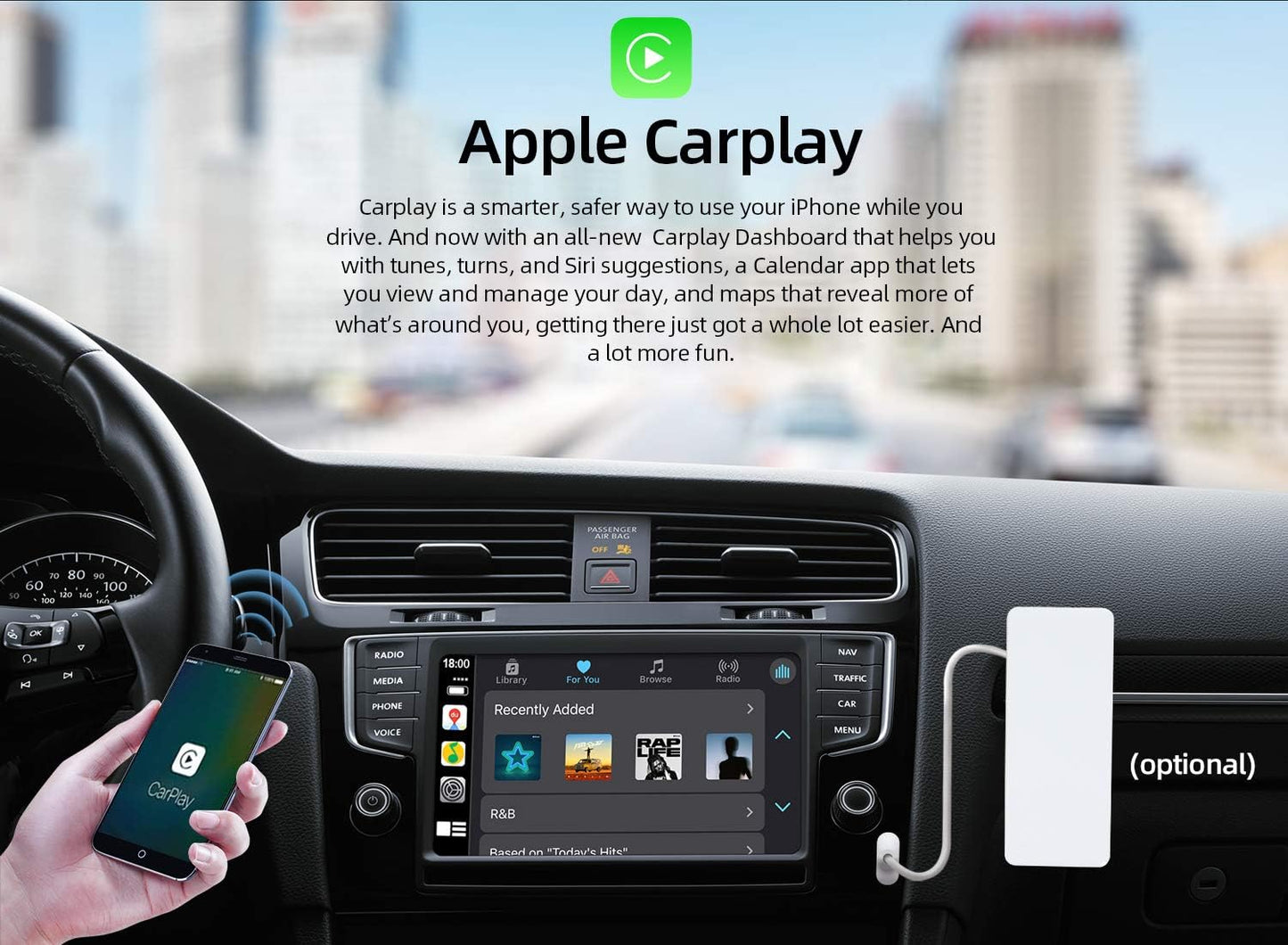 Android 10 Autoradio für BMW M5/E39/E53 mit GPS & Carplay, 4G64G-B