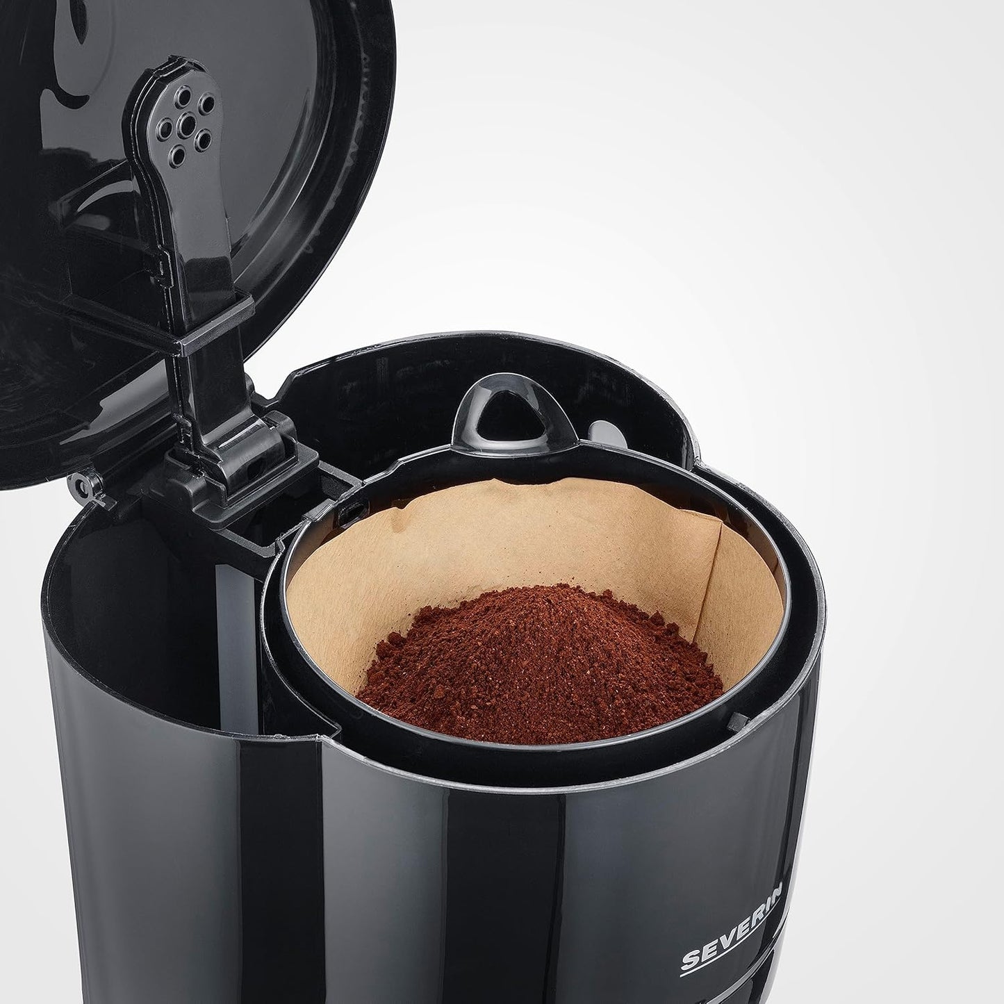 Filterkaffeemaschine mit Glaskanne & Permanentfilter, Schwarz, 900 W - 10 Tassen