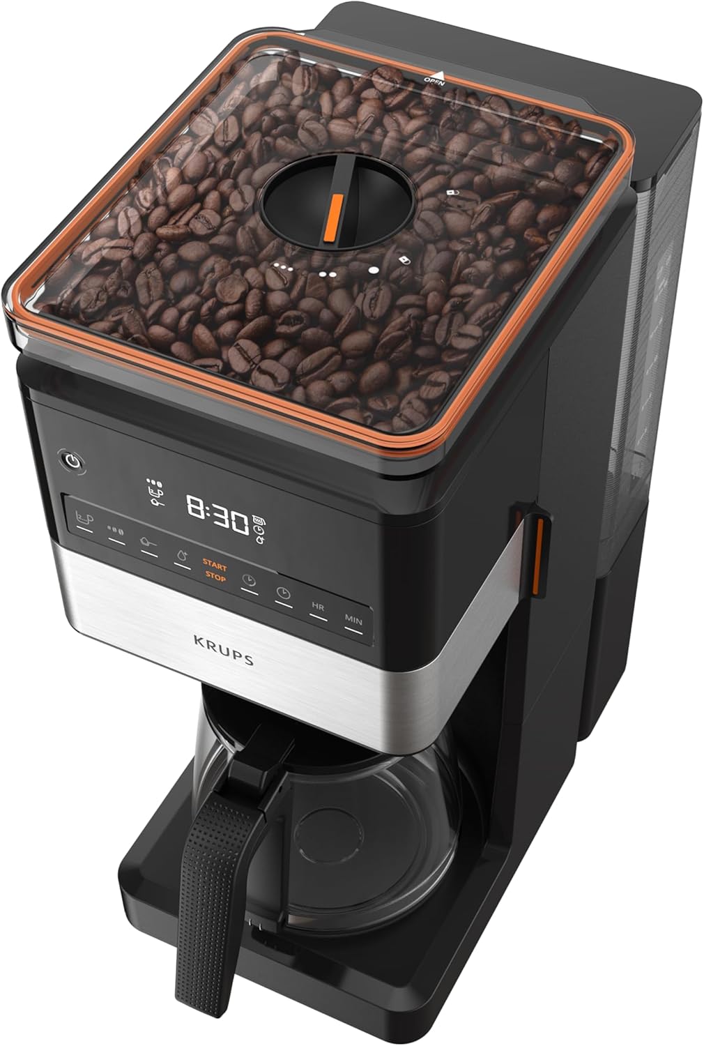 Grind Aroma XL Filterkaffeemaschine, Schwarz/Edelstahl 1,5 L
