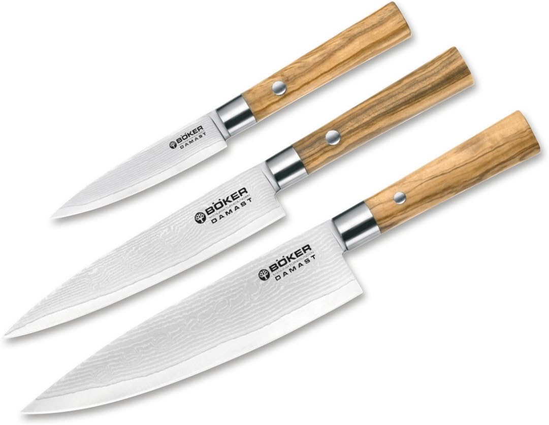 Damast Olive Messerset, Damast Olive Messerset